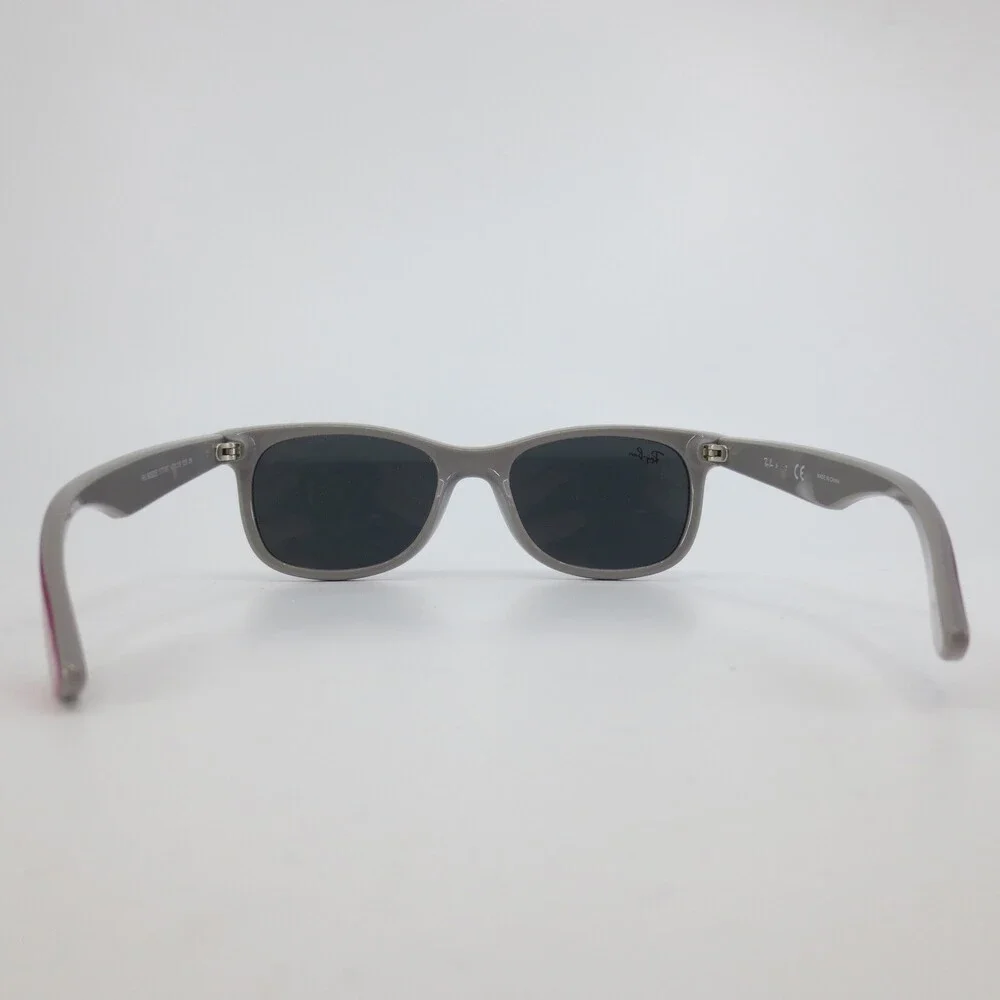 Ray-Ban Junior RJ 9052S 177/87 Bordeaux Red Grey Wayfarer Sunglasses 47mm